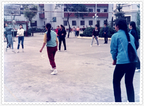 1990 学校留影